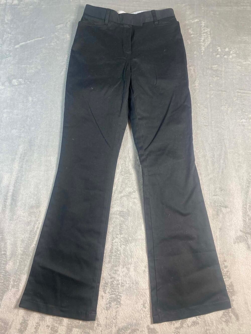 Vintage 90's Tommy Hilfiger women's trousers sz 4 black Flare/bootcut leg